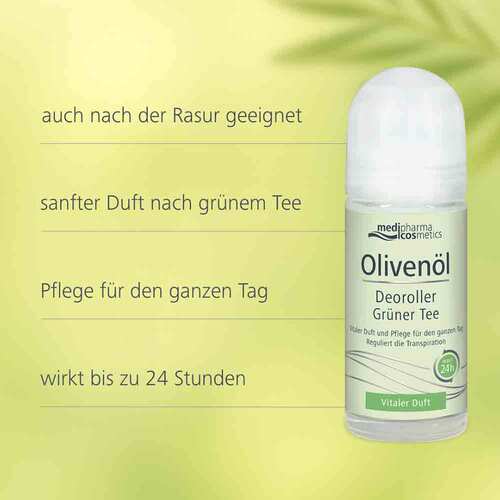 Oliven&ouml;l Deoroller gr&uuml;ner Tee - 3