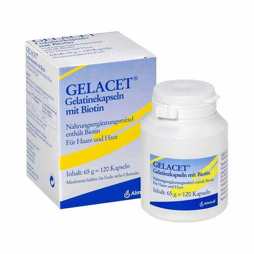 Gelacet Gelatinekapseln mit Biotin - 1