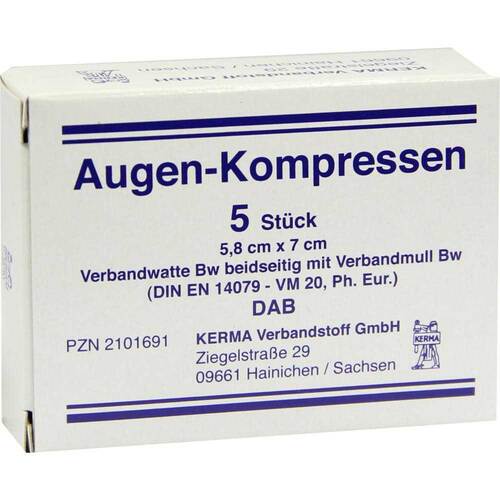 Augenkompressen 5,8x7 cm unsteril - 1