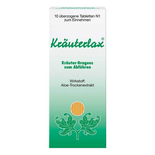 Kr&auml;uterlax Dr.Henk 15 mg Kr&auml;uterdrag.z.Abf&uuml;hren - 1