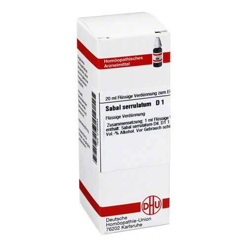 SABAL SERRULATUM D 1 Dilution - 1