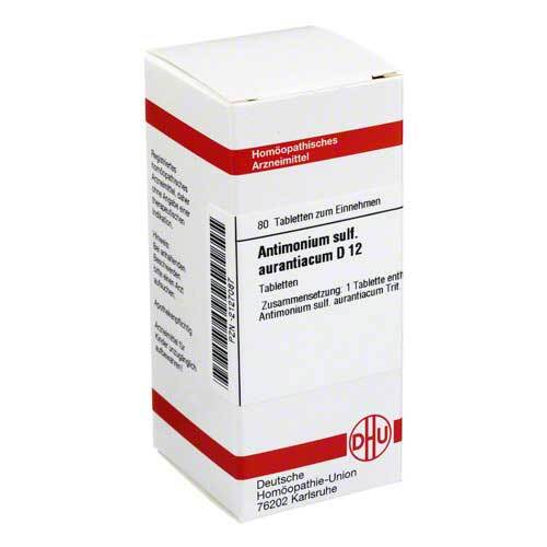 ANTIMONIUM SULFURATUM aurantiacum D 12 Tabletten - 1