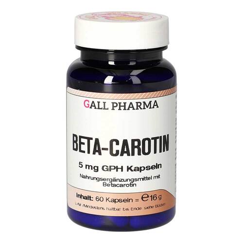 Beta Carotin 5 mg Kapseln - 1