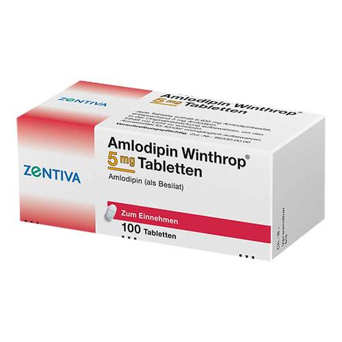 Amlodipin Winthrop 5 mg Tabletten - 1
