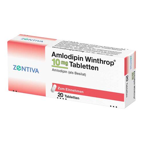 Amlodipin Winthrop 10 mg Tabletten - 1