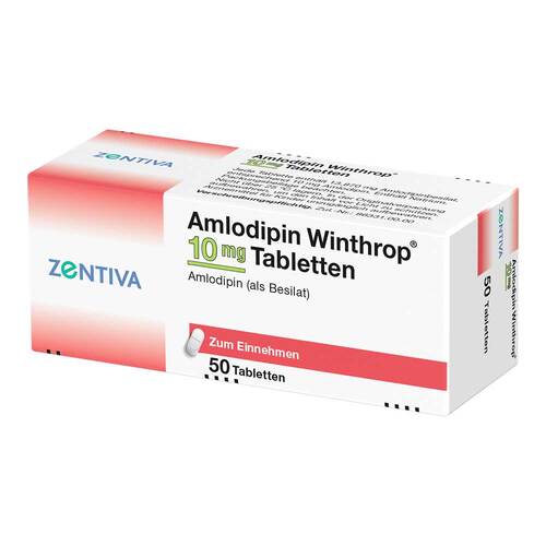 Amlodipin Winthrop 10 mg Tabletten - 1