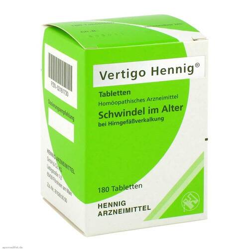 VERTIGO HENNIG Tabletten - 1