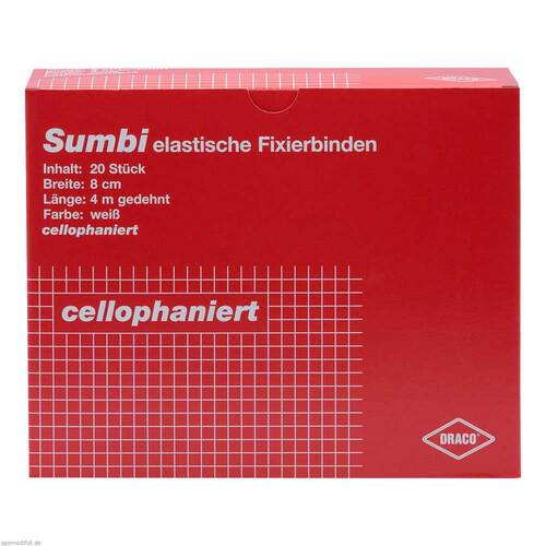 DRACOSUMBI Fixierbinde 10 cmx4 m wei&szlig; - 1