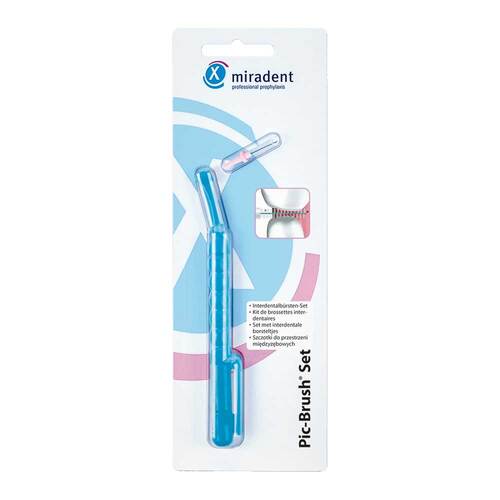 Miradent Interd.Pic-Brush Set 1Halt + 1B&uuml;.tran.blau - 1