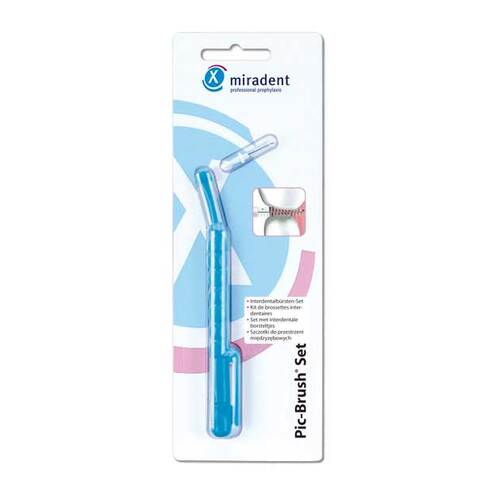 Miradent Interd.Pic-Brush Set 1Halt + 1B&uuml;.blau - 1