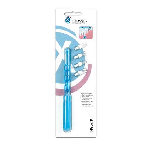 Miradent Spitzb&uuml;rsten-Kit I-Prox P tra.blau 1H.4B. - 1