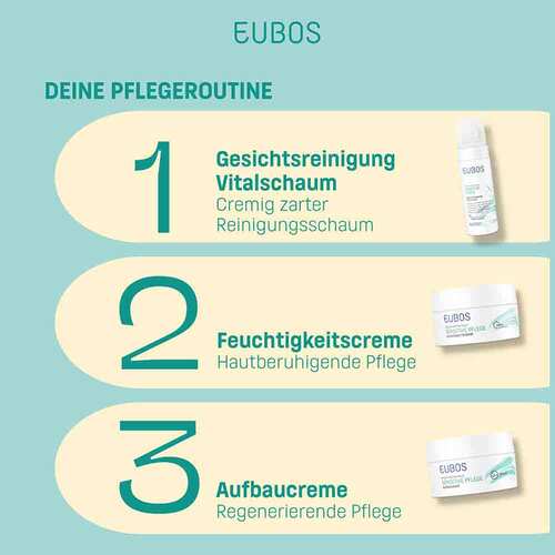Eubos Sensitive Pflege Vitalschaum Gesichtsreinig. - 6
