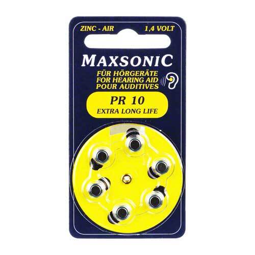 Batterien f&uuml;r H&ouml;rger&auml;te Maxsonic PR10 - 1