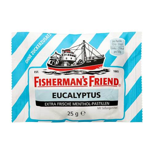 FISHERMANS FRIEND Eucalyptus ohne Zucker Pastillen - 1