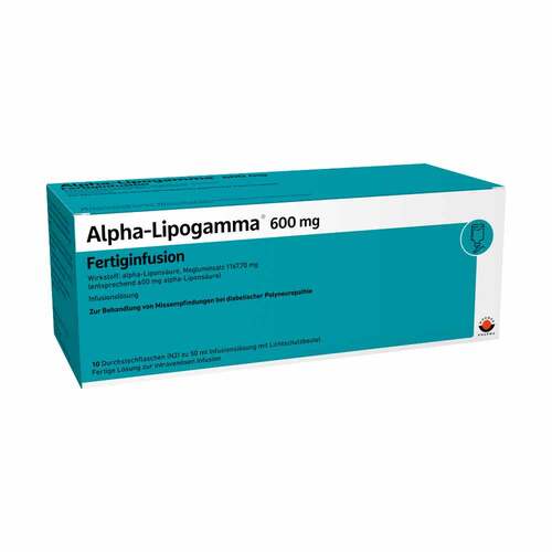 Alpha-Lipogamma 600 mg Fertiginfusion Durchstechflasche  - 1