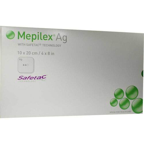 MEPILEX Ag Schaumverband 10x20 cm steril - 1