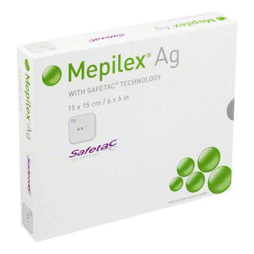 MEPILEX Ag Schaumverband 15x15 cm steril - 1