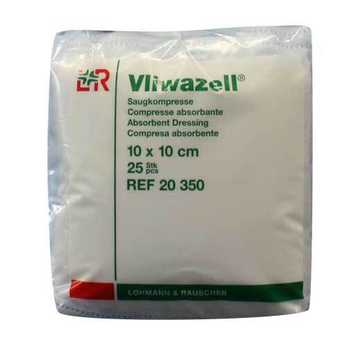 Vliwazell Saugkompressen unsteril 10x10 cm - 1