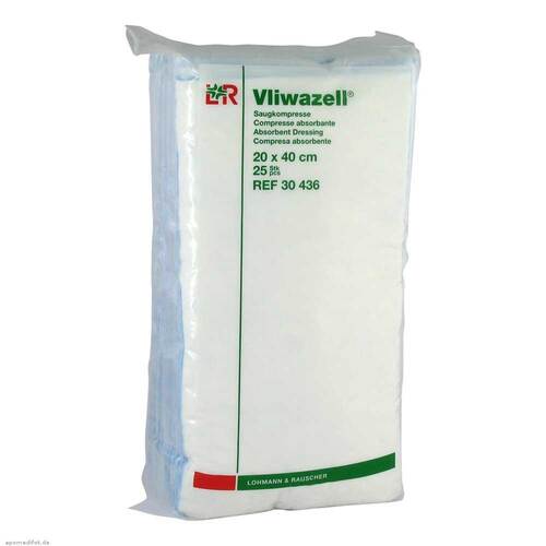 Vliwazell Saugkompressen unsteril 20x40 cm - 1