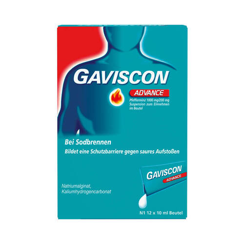 Gaviscon Advance Pfefferminz 1000mg / 200mg Sus Beutel  - 1