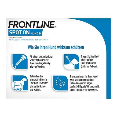 Frontline Spot on H 20 L&ouml;sung f&uuml;r Hunde - 5