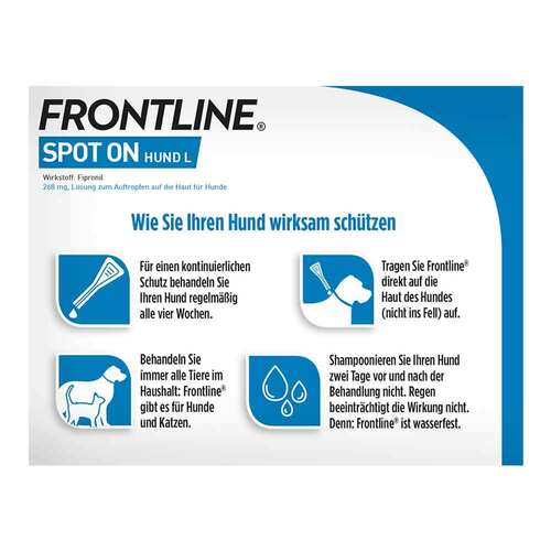 Frontline Spot on H 40 L&ouml;sung f&uuml;r Hunde - 5