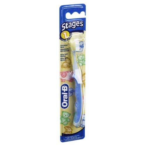 Oral-B Stages 1 Kinderzahnb&uuml;rste 4-24 Monate - 1