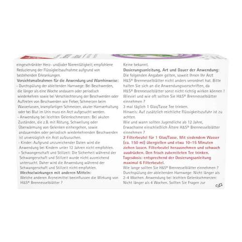 H&S Brennesselbl&auml;tter Filterbeutel - 2