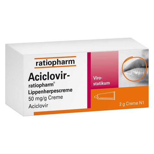 Aciclovir-ratiopharm Lippenherpescreme - 1