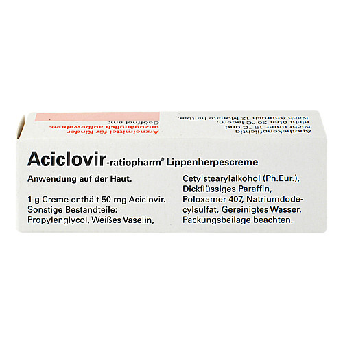 Aciclovir-ratiopharm Lippenherpescreme - 2