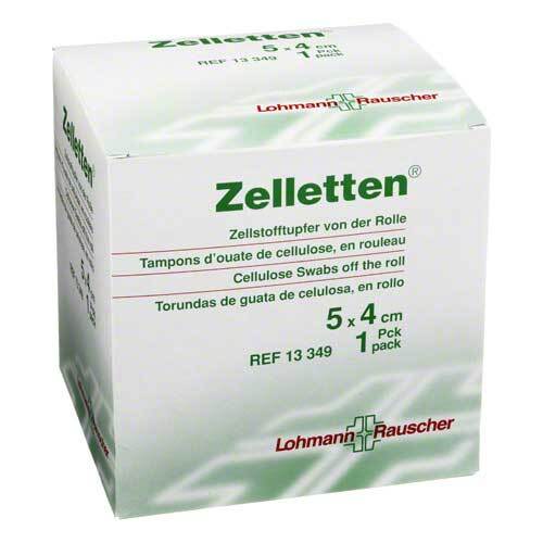 Zelletten Tupfer 4x5 cm unsteril Rolle - 1