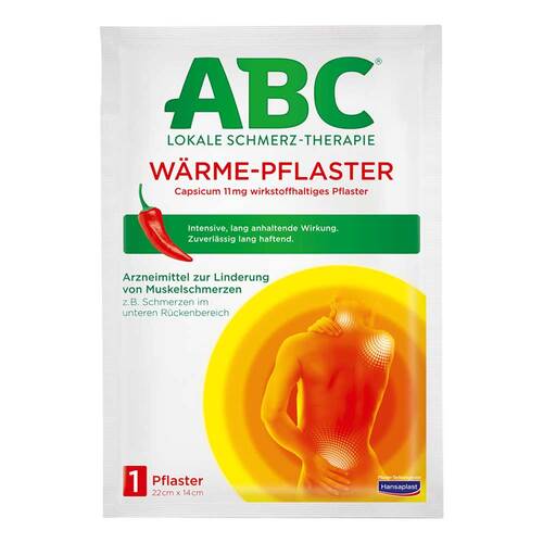 Abc W&auml;rme-Pflaster Capsicum Hansaplast med 14x22 - 1