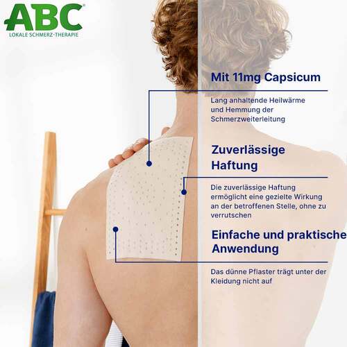 Abc W&auml;rme-Pflaster Capsicum Hansaplast med 14x22 - 3
