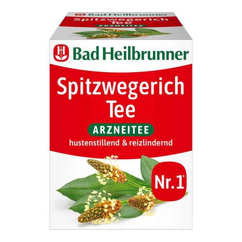 Bad Heilbrunner Spitzwegerichkraut Tee Filterbeutel  - 1