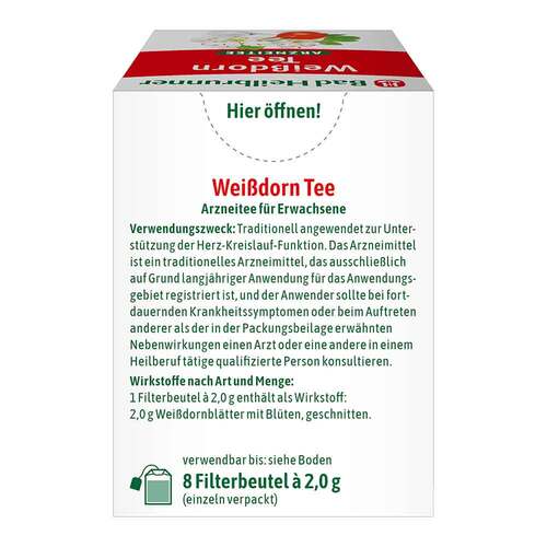 BAD HEILBRUNNER Wei&szlig;dorn Tee Filterbeutel - 2