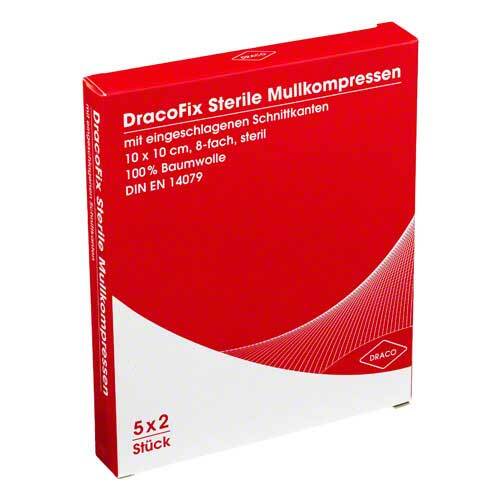 Dracofix Peel Kompressen 10x10 cm steril 8fach - 1
