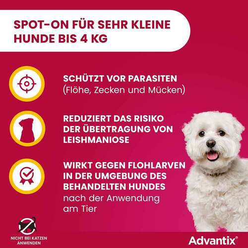 Advantix Spot-on L&ouml;sung z.Auftr.a.d.H.f&uuml;r Hund bis 4 kg - 3