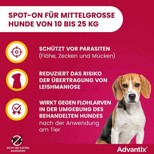Advantix Spot-on L&ouml;sung z.Auftr.a.d.H.f&uuml;r Hund 10-25 kg - 3