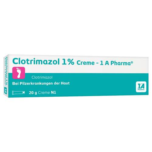 Clotrimazol 1% Creme-1A Pharma - 1