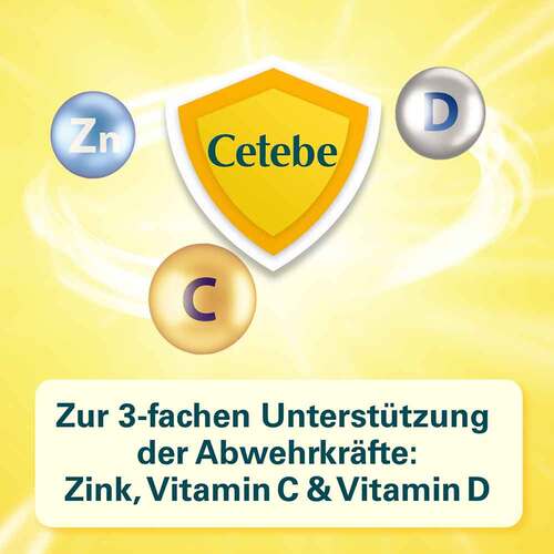 Cetebe Abwehr plus Vitamin C + Vitamin D3+Zink Kapseln  - 3
