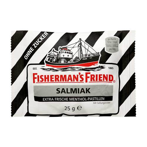 FISHERMANS FRIEND Salmiak ohne Zucker Pastillen - 1