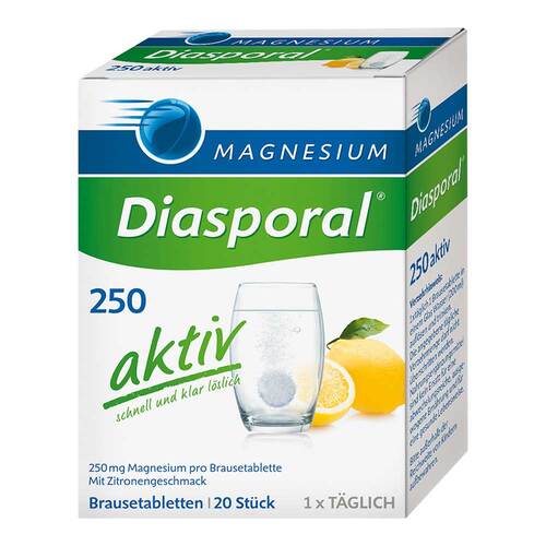 Magnesium Diasporal 250 aktiv Brausetabletten - 1