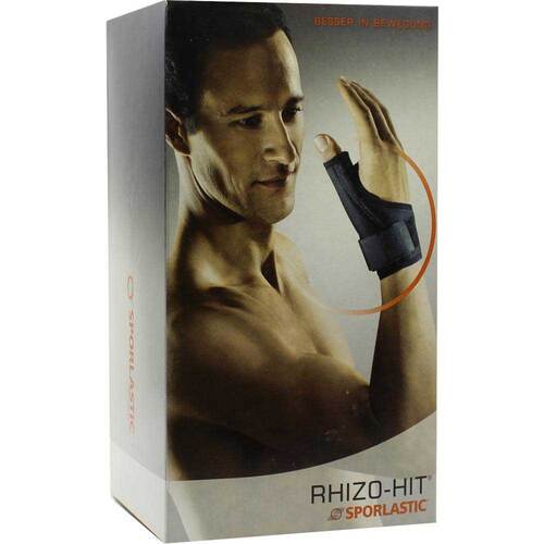 Rhizo-Hit Classic Daumenorthese Gr&ouml;&szlig;e L schwarz 07605 - 1