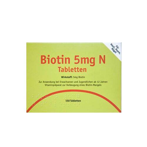 Biotin 5 mg N Tabletten - 1