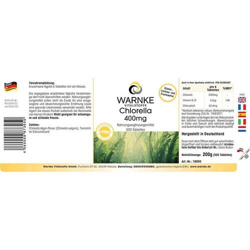 Chlorella 400 mg Tabletten - 4