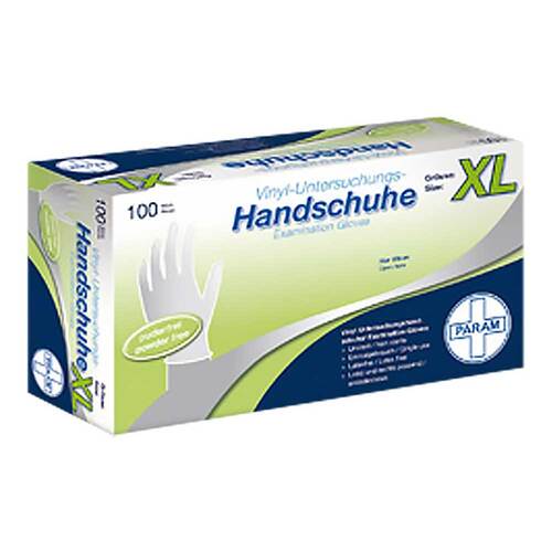 HANDSCHUHE Einmal Vinyl puderfrei XL - 1