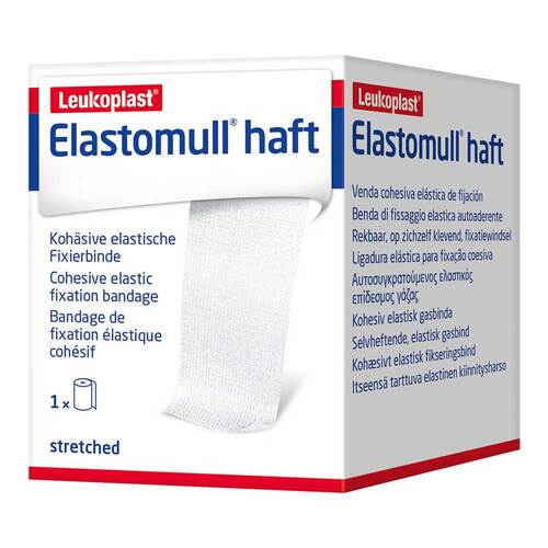 Elastomull haft 8 cmx4 m Fixierbinde - 1