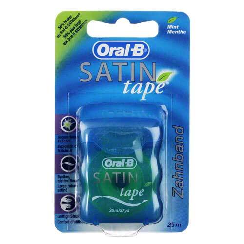 ORAL-B Zahnseide SATINtape blau Blisterkarte - 1