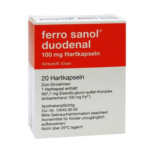 Ferro Sanol duodenal Hartkapseln mit magensaftresistent &uuml;berzogene Pell. - 1