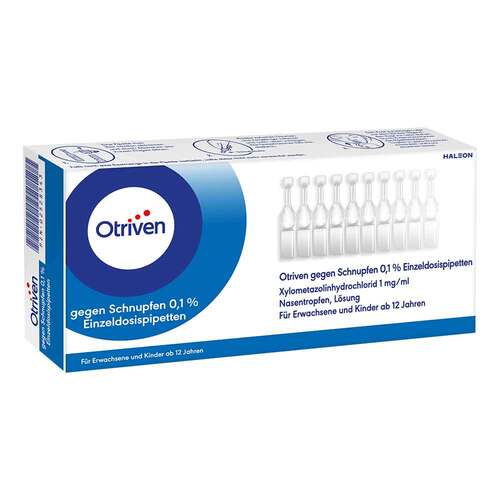 Otriven 0,1% Nasentropfen Einzeldosispipetten - 1